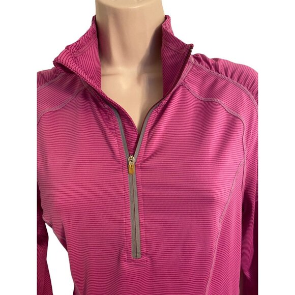 zella small 1/4 zip workout jersey with thumb holes Fitness shirt Activewear - Picture 8 of 9